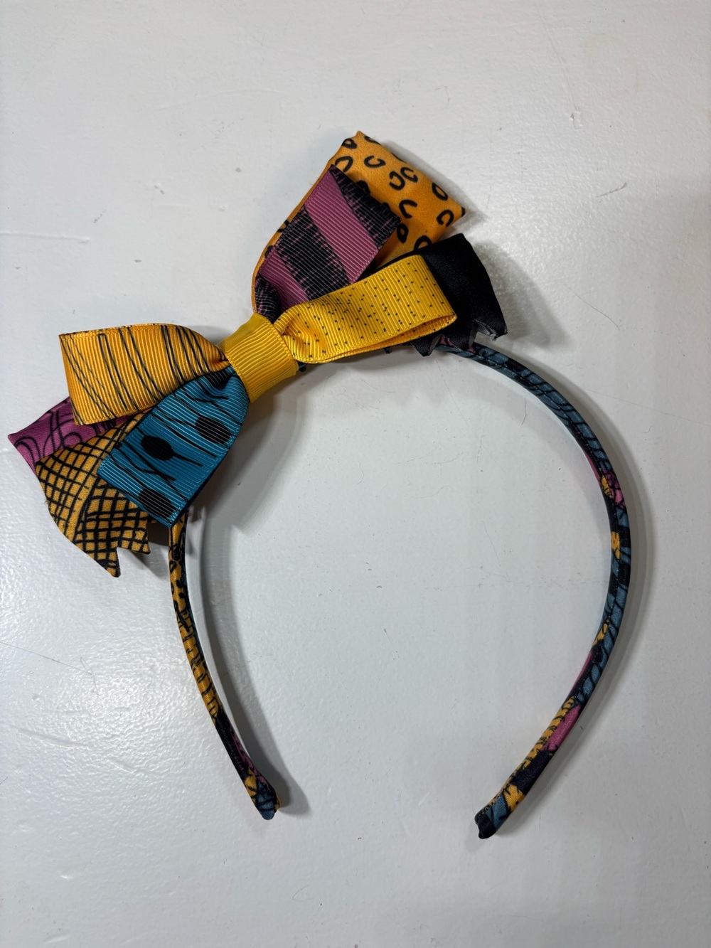 New Nightmare Before Christmas Sally Headband Bow Accessory Cosplay Disney